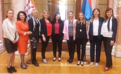 31. oktobar 2018. Članice Ženske parlamentarne mreže sa gošćama iz Izraela 